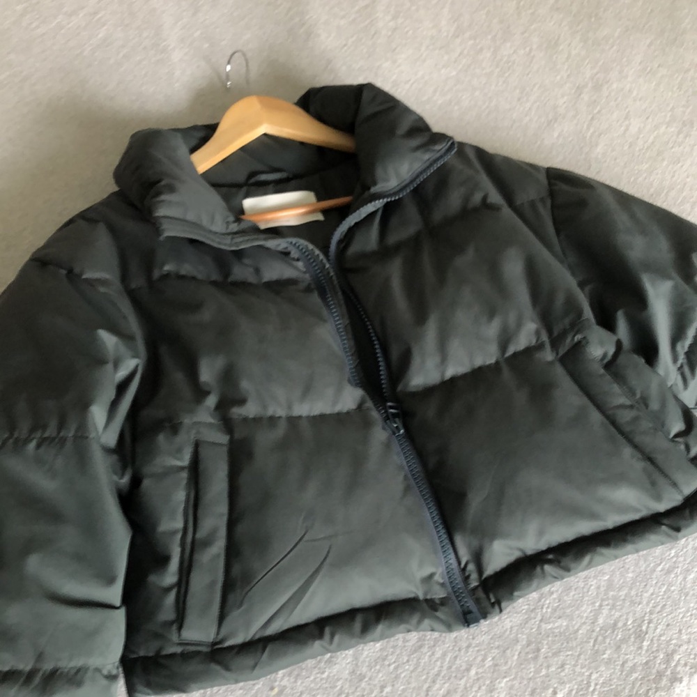 Cropped light puffer coat - Picture 4 of 6